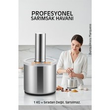 SHC4200 Profesyonel Ezici Sarımsak Havanı Seti - Mutfak Tipi Baharat Havanı 304 Paslanmaz Çelik