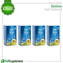 Orzax Ocean Balık Yağı 500MG 60 Soft Kapsül 4 Adet