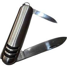 PAZAAR59 Çelik Cep Çakısı Iki Ağızlı