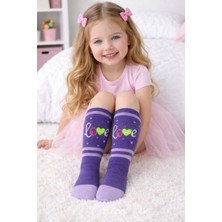 Gigi Giyim Love Yazılı Kız Çocuk Havlu Çorap