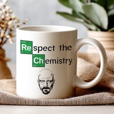 Respect The Chemistry Kupa – Kimya Temalı Komik Kupa – Bilim Tutkunlarına Hediye