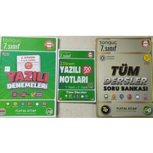 Eser Tonguç Akademi 7. Sınıf Yazılı Notları 2. Dönem+1. ve 2. Yazılı Denemeleri+Yazılı Notları 1. ve 2. Yazılı  +  7 Sınıf Tüm    Dersler  Soru Bankası
