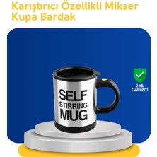 Karahanbey Pratik ve Dayanıklı Termos Kupa | Tek Tuşla Otomatik Karıştırma