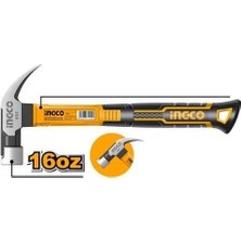 Ingco HCHD0166 Fiberglas Saplı Çekiç 450 gr