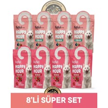 Reflex Plus Happy Hour Tavuk Kısırlaştırılmış & Calmness - Sakinleşmeyi Destekleyici Kedi Ödül Maması Seti 8x60 gr