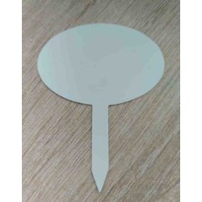 Yağmur Ambalaj Pasta Kurabiye Kek Tatlı Dondurma Etiketi Yuvarlak (10ADET)