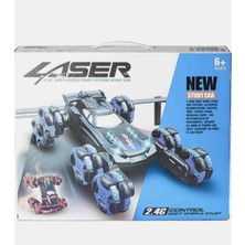 Vardem Laser 2.4g 8 Tekerlekli Işıklı Uzaktan Kumandalı Akrobat Stunt Araba