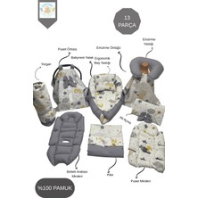 Happy Baby Dikiş Atölyesi 13’lü Babynest Puset Örtüsü Alt Açma Emzirme Yastığı Ana Kucağı Bebek Arabası Minderi