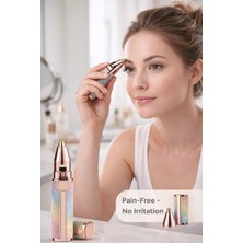 SHC4200 Şarjlı Kaş ve Yüz Tüy Temizleyici, Acısız Pürüzsüzlük Sunan Paslanmaz Çelik Başlıklı