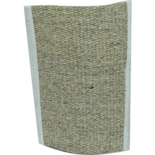 SHC4200 Doğal Keçi Kılı El Geçmeli Sırt ve Vücut Kesesi Bej 26X18