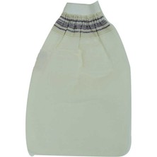 SHC4200 Ipek Sırt ve Vücut Kesesi Lastikli Eldiven Beyaz 15X25