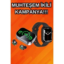 SHC4200 Yeni Nesil Akıllı Saat ve Ucuz Kaliteli Bluetooth Kablosuz Kulaklık Amoled Ekran