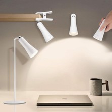 İlk El Grup Ieg™ Çok Amaçlı Güçlü Manyetik Başlıklı 4’ü 1 Arada Portatif Beyaz LED Lamba Masaüst�