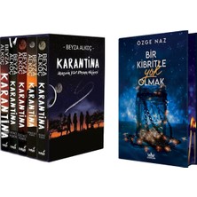 İndigo Kitap Karantina Serisi Seti-5 Kitap Takım- Ciltli Kutulu ve Bir Kibritle Yok Olmak 1 Yan Boyalı Ciltli