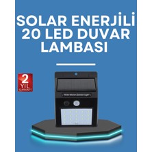 Hareket Algılamalı Solar LED Güvenlik Lambası