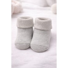 Gigi Giyim Kıvrık Doğal Pamuk Havlu Unisex Çocuk Çorap