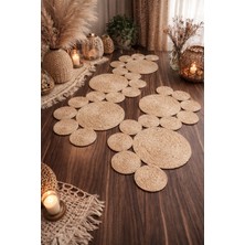 Naspar Hasır Runner Çok Amaçlı Ikili Örtü Tamamen Dikilerek Yapılmıştır