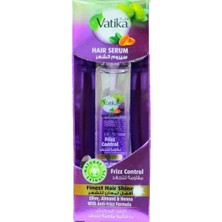 Vatika Naturals Elektriklenme Kontrolü- Kabarma Önleyici Saç Serumu | Zeytin, Badem ve Kına | 47 ml