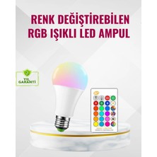 9 Watt Beyaz Işık ve Renk Ayarlı Akıllı LED Ampul