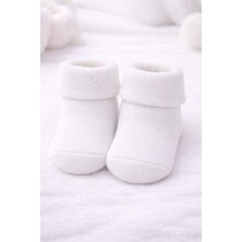 Gigi Giyim Kıvrık Doğal Pamuk Havlu Unisex Çocuk Çorap