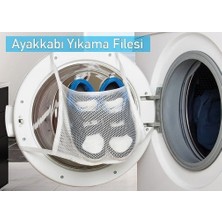 Pazarcan Hassas Çamaşır - Ayakkabı Yıkama Filesi Kapak Bağlamalı 35 x 20 cm