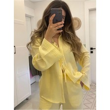 Nihanello Butik Müslin Kumaş Alt Üst Takım