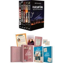İndigo Kitap Karantina Serisi Seti-5 Kitap Takım- Ciltli Kutulu ve File Arkası Hediyeli Özel Kutu Ciltli