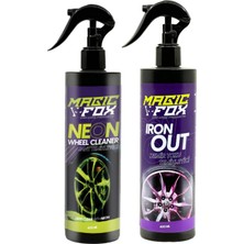 Magicfox 400 Ml Demir Tozu & Neon Jant Temizleyici Set Premium Kalite İle Profesyonel Sonuç