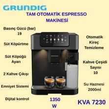Grundig Kva 7230 1350 W Tam Otomatik Espresso Makinesi+ Mutfak Hassas Dijital Tartı Hediye