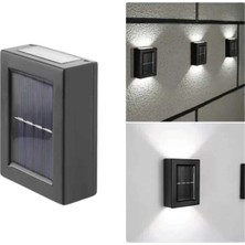 Solar Lamba Dekoratif Aplik Su Geçirmez LED Işıklı Duvar Lambası