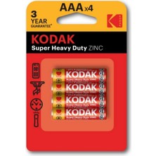 Starseven Kodak 4 Adet Çinko Karbon Blister Ince Pil