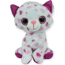 Novytech Peluş Cam Gözlü Hayvanlar 25 cm - Kedi (Lisinya)