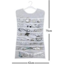 Pazarcan Elbise Şeklinde Mücevher Takı Aksesuar Düzenleyici - Çizgili