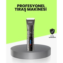 Şarjlı Saç Kesme Makinesi – 4 Taraklı, 2 Kademeli Güç Ayarı, Uzun Pil Ömrü