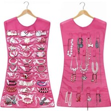 Pazarcan Elbise Şeklinde Takı Organizeri - Pembe