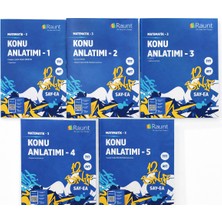 Raunt Matematik-3 12. Sınıf Tyt-Ayt Sayısal-Eşit Ağırlık Konu Anlatım Fasikülleri ( 5 Fasikül)