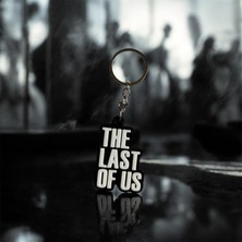 Portal 3d Port.al The Last Of Us Logolu 3D Tasarım Anahtarlık - Siyah Beyaz - Pla Malzeme