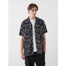 Lc Waikiki Yeni Sezon Regular Fit Kısa Kollu Desenli Erkek Gömlek