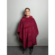 Nuvy Giyilebilir Hoodie Battaniye Çocuk Boy 5-11 Yaş