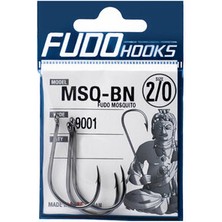Fudo 9001 Mosquıto #2/0 Black Nıkel 6p