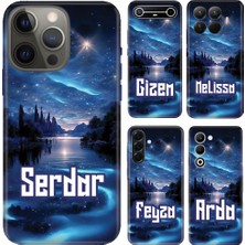 Nurdic Samsung Galaxy S21 S22 S23 S24 S25 S26 Ultra Edge Fe A14 A15 Kılıf Isim Yazılı Gece Yarısı