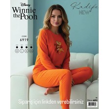Miss Mavera Kadife Baskılı Pijama Takımı