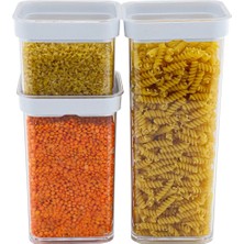 Pazarcan Vakumlu Kare Saklama Kabı - 0,50 Litre