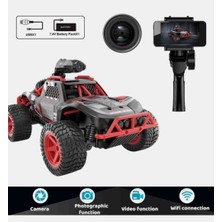 Vardem Uzaktan Kumandalı Wifi Kameralı Off-Road Yarış Arabası - 7.4V Şarjlı, Canlı Görüntü Aktarımlı Canavar Kamyon