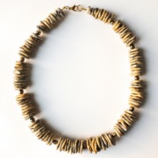 THEIA GemWorks Evo — Magnesit Turkuaz & Hematit Kadın Kolye