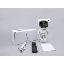 İntora Çocuklara Özel Projeksiyon Astronot Lamba Speaker Sevimli