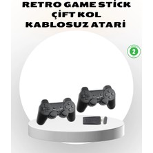 Kablosuz Taşınabilir Oyun Konsolu 2.4g Tv Bağlantılı Kompakt Tasarım