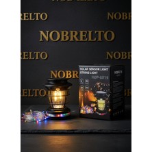 Nobrelto HOP-8819 Güneş Enerjili 10M Dekoratif Işık Dizisi - Sensörlü & Type-C Şarjlı Premium Aydınlatma