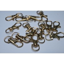 Orhan Çanta 15 Adet 1 cm Balık Kanca Gold - Metal Çanta ve Cüzdan Askı Klipsi