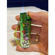 İndirim Center Özel Ipli Flamingo Desenli Şık Tasarım Gazlı Çakmak